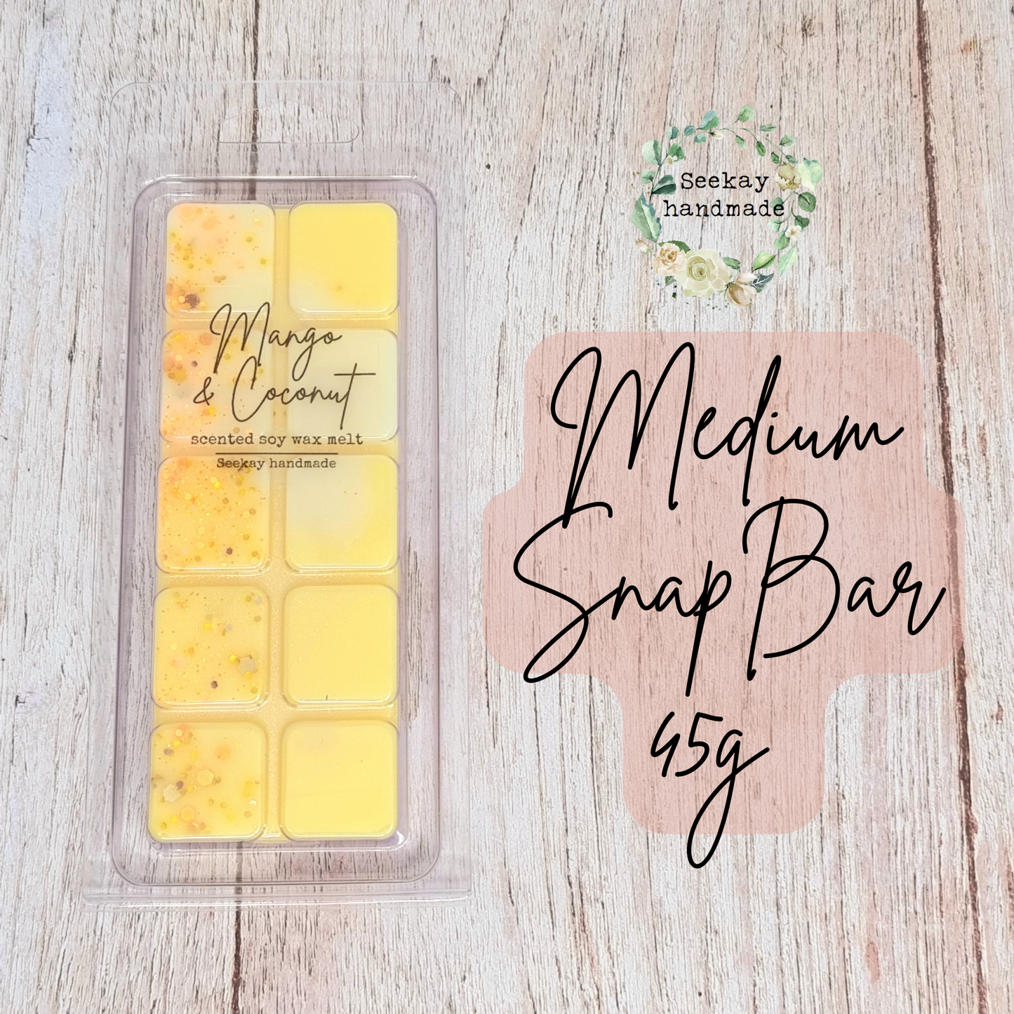 Mango & Coconut soy wax melt