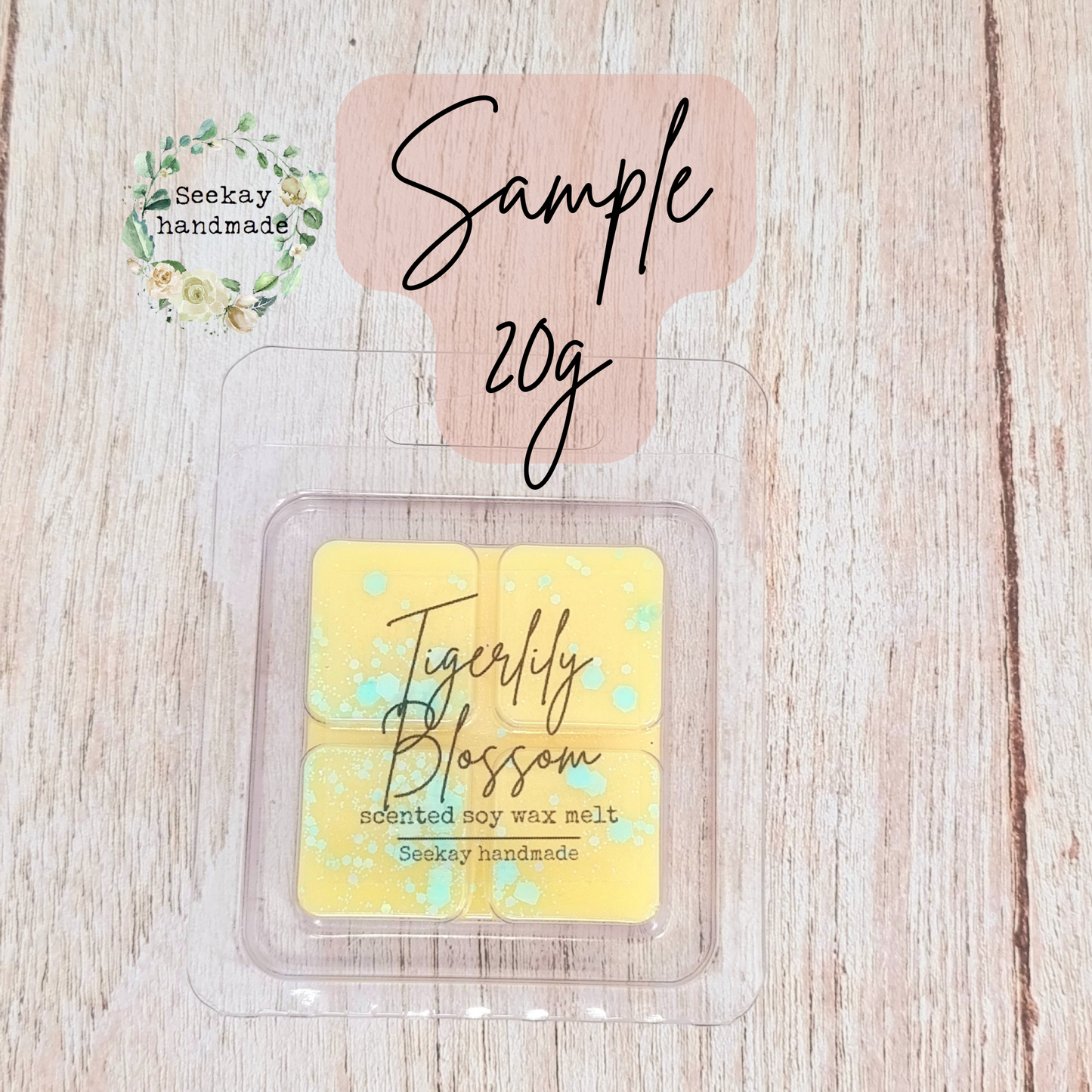 Tigerlily Blossom scented soy wax melt