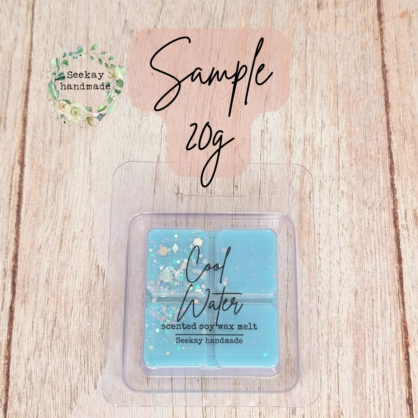 Cool Water inspired soy wax melt