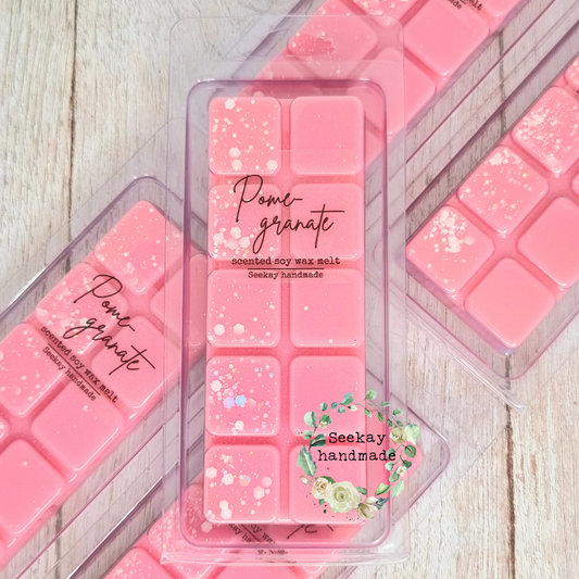 Pomegranate scented soy wax melt