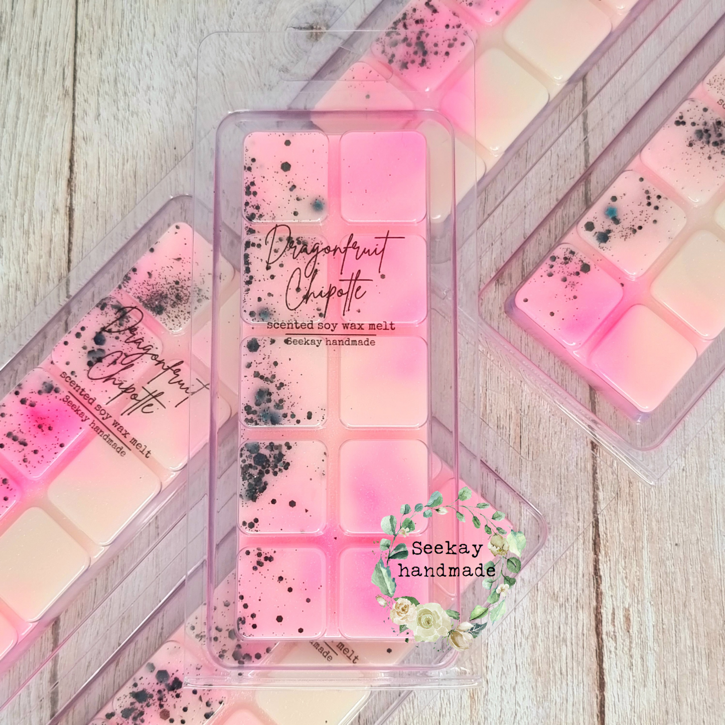 Dragonfruit Chipotle scented soy wax melt
