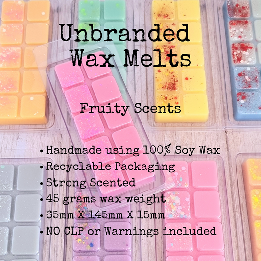 Unbranded Wholesale, Fruity Scents, 45g Snap Bar soy wax melts