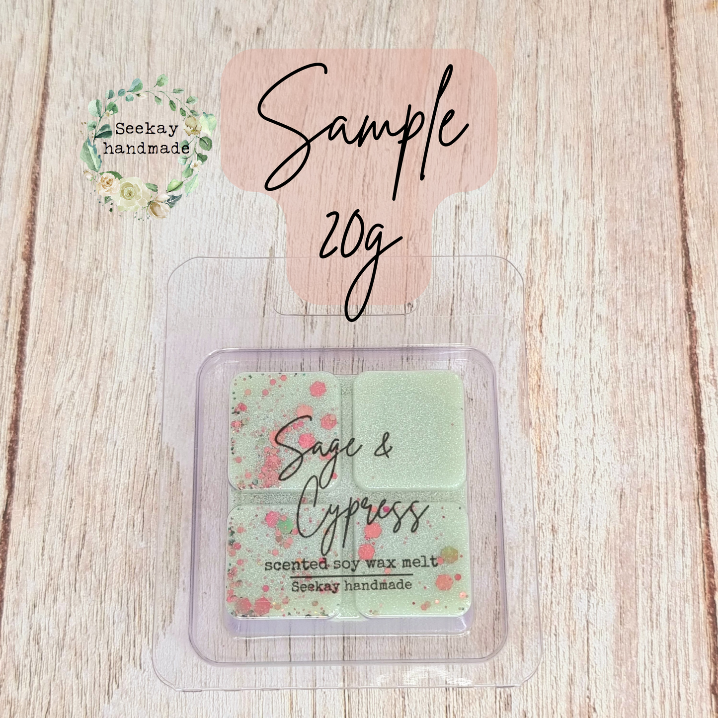Sage & Cypress scented soy wax melt