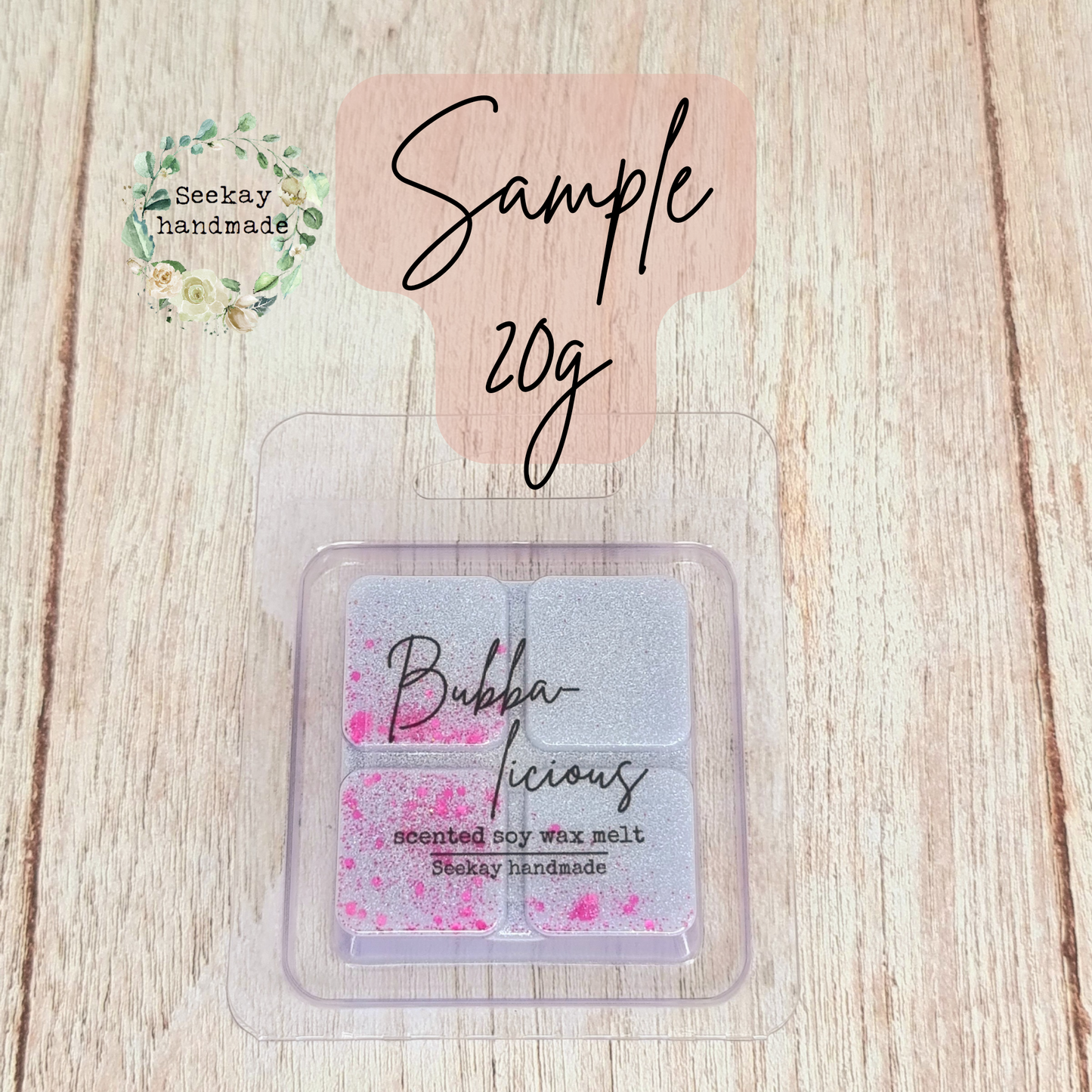 Bubbalicious scented soy wax melt