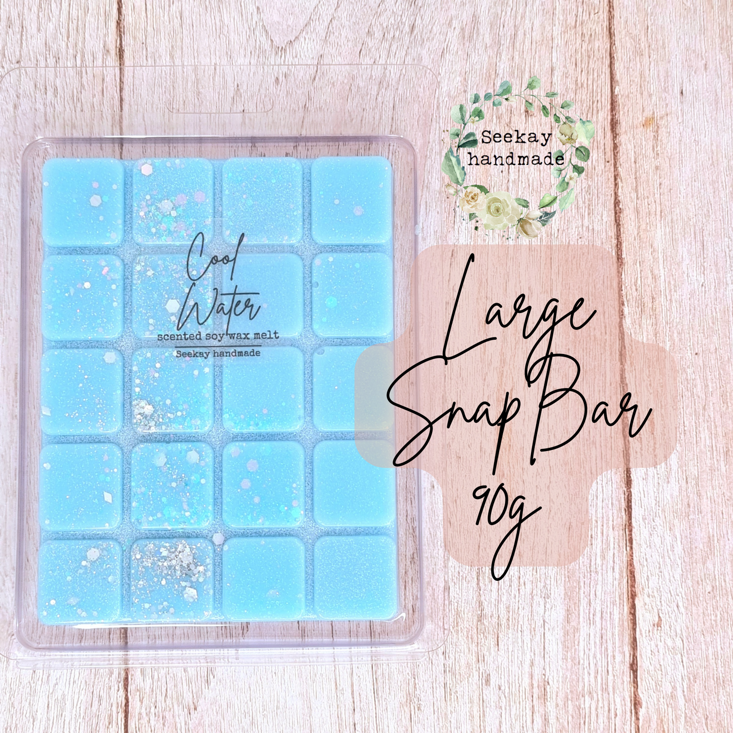 Cool Water inspired soy wax melt