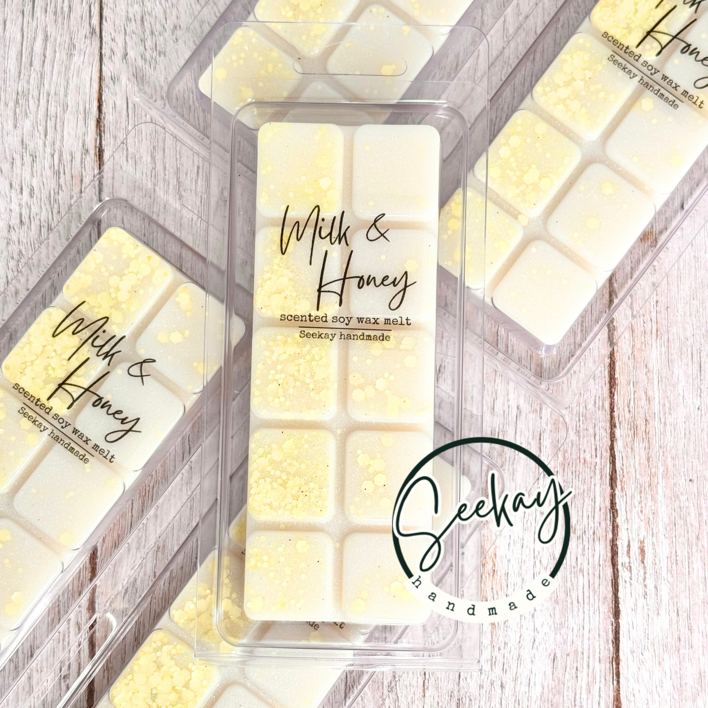 Milk & Honey scented soy wax melt