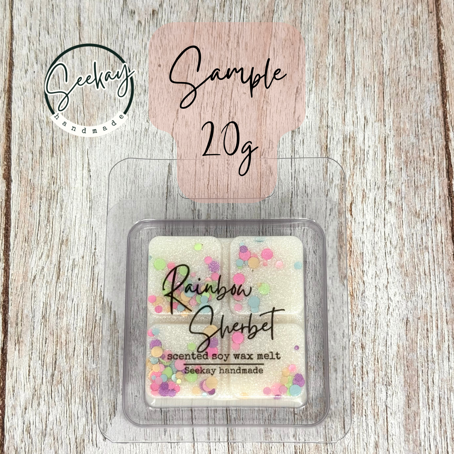 Rainbow Sherbet soy wax melt