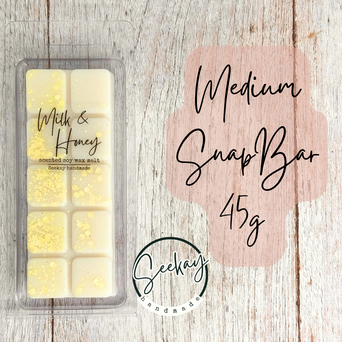 Milk & Honey scented soy wax melt