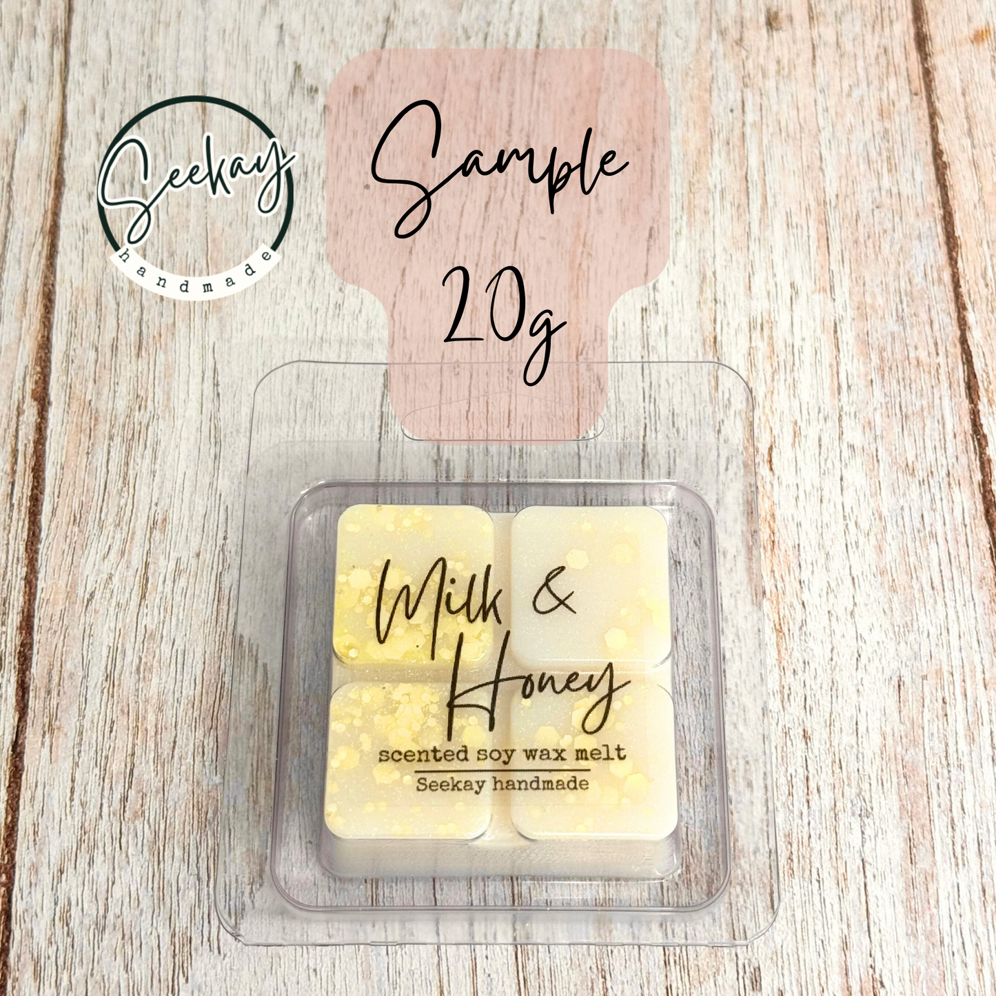 Milk & Honey scented soy wax melt