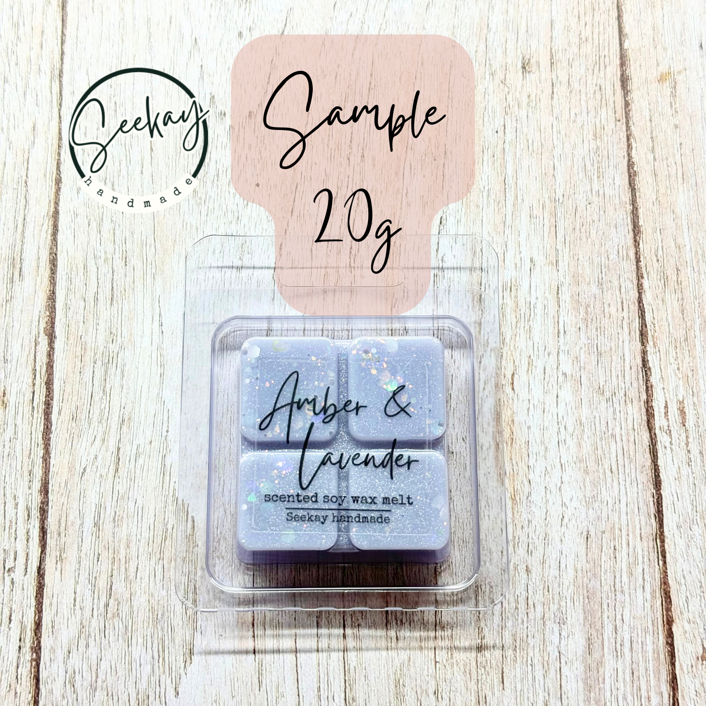 Amber & Lavender soy wax melt