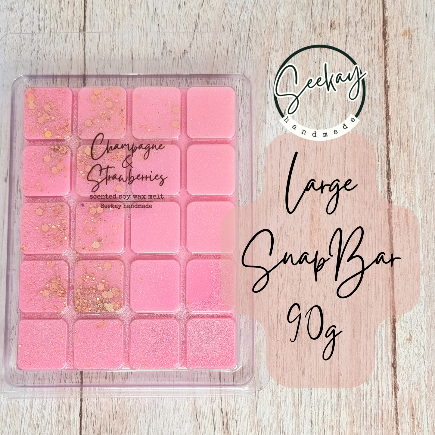 Champagne & Strawberries soy wax melt