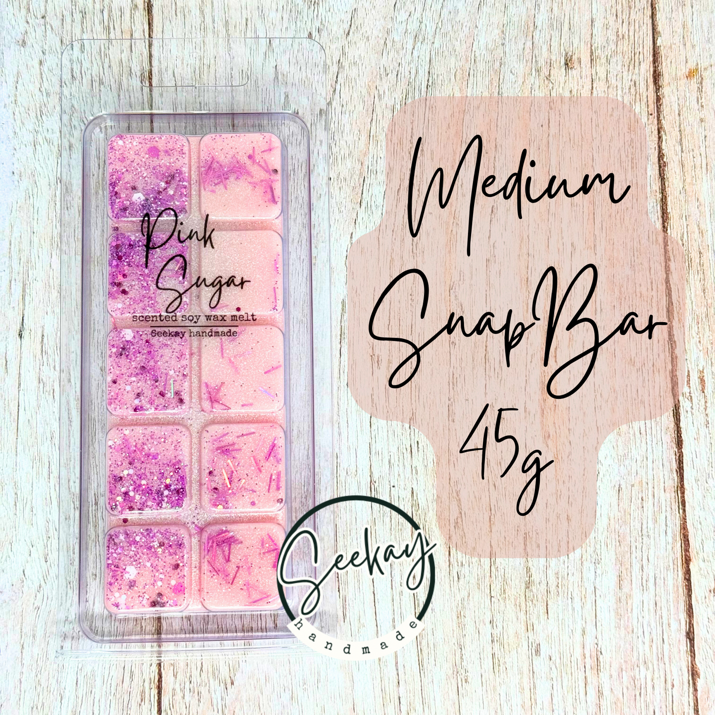 Pink Sugar scented soy wax melt