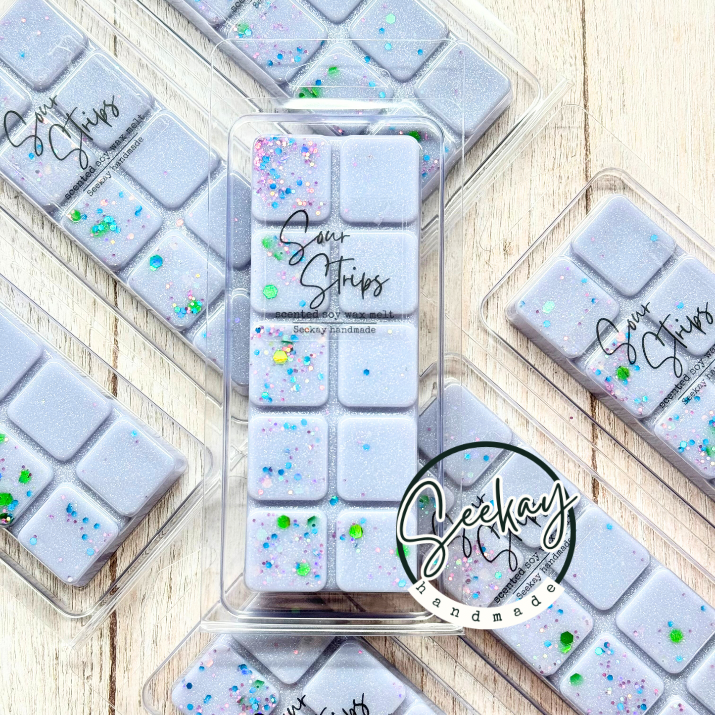 Sour Strips scented soy wax melt