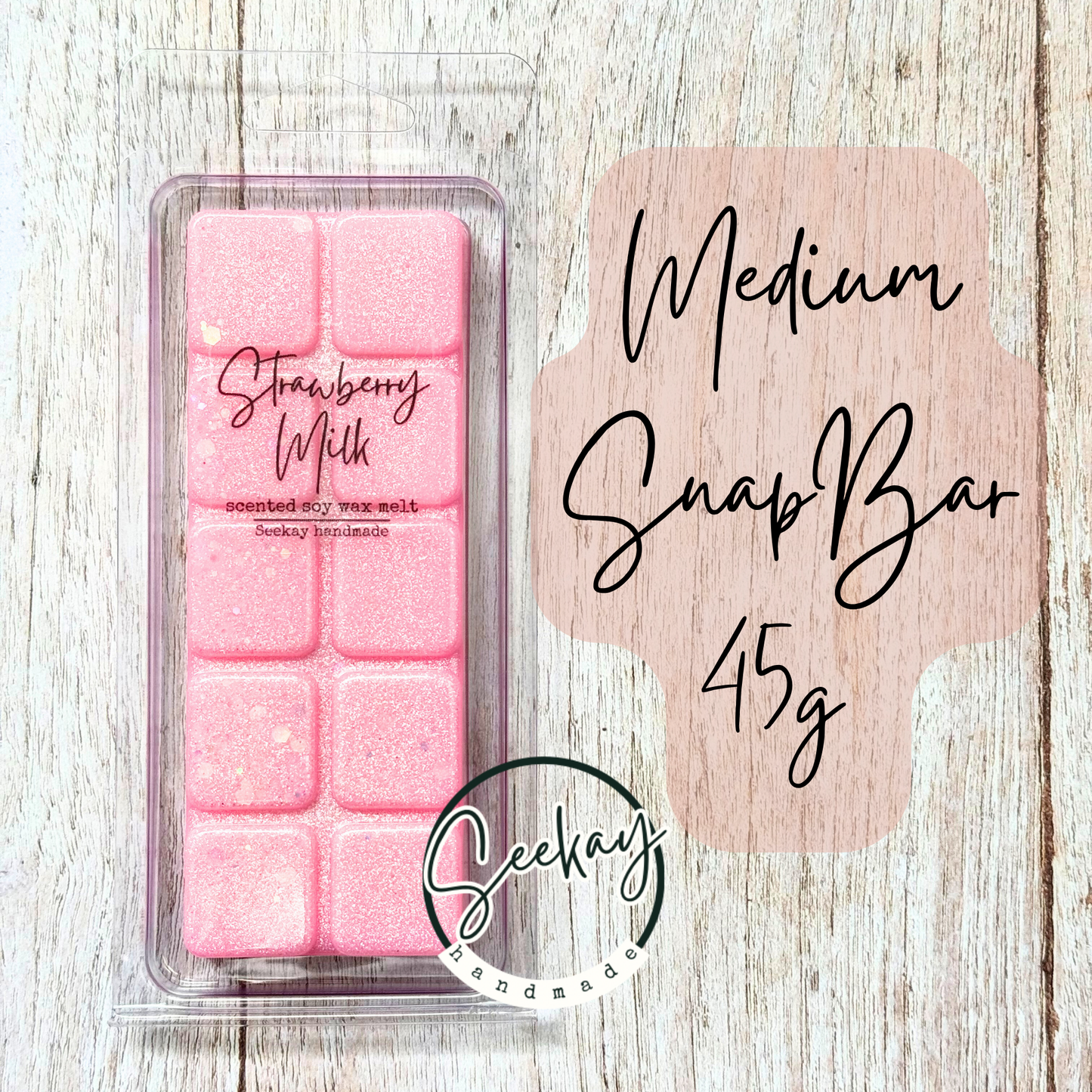 Strawberry Milk scented soy wax melt