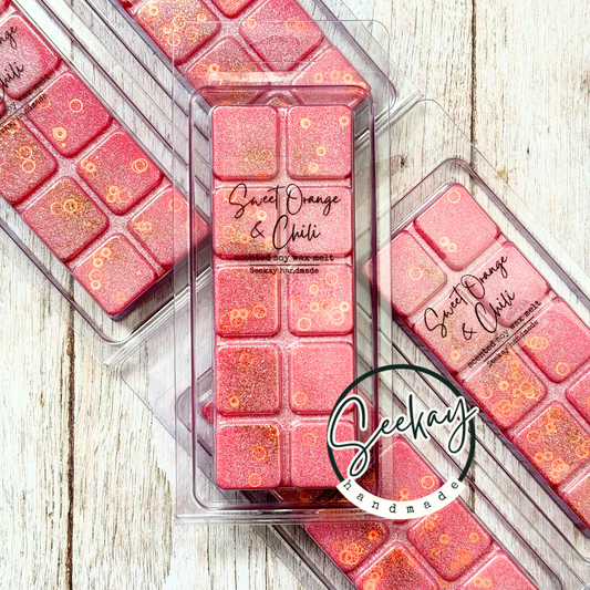 Sweet Orange & Chili soy wax melt