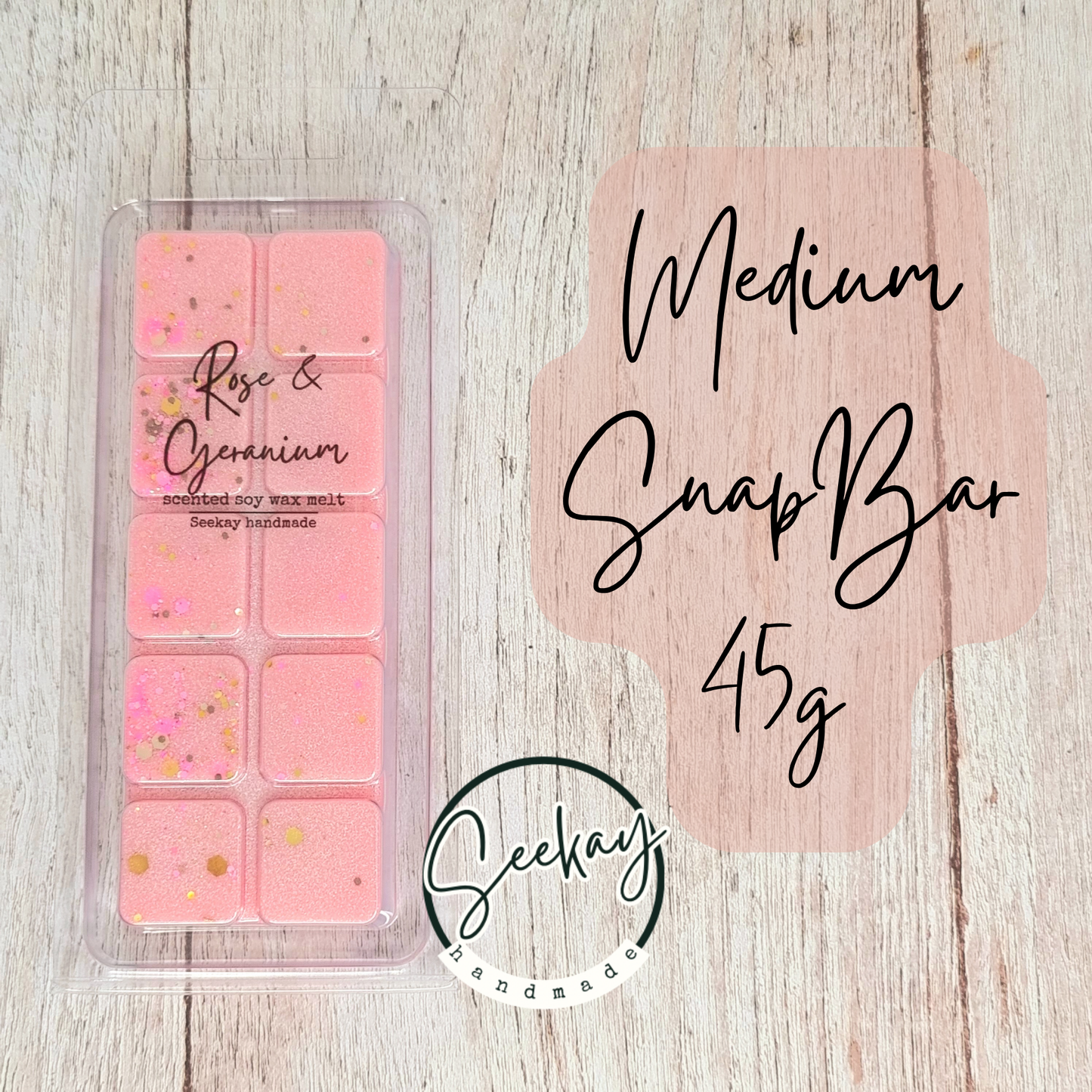 Rose & Geranium soy wax melt