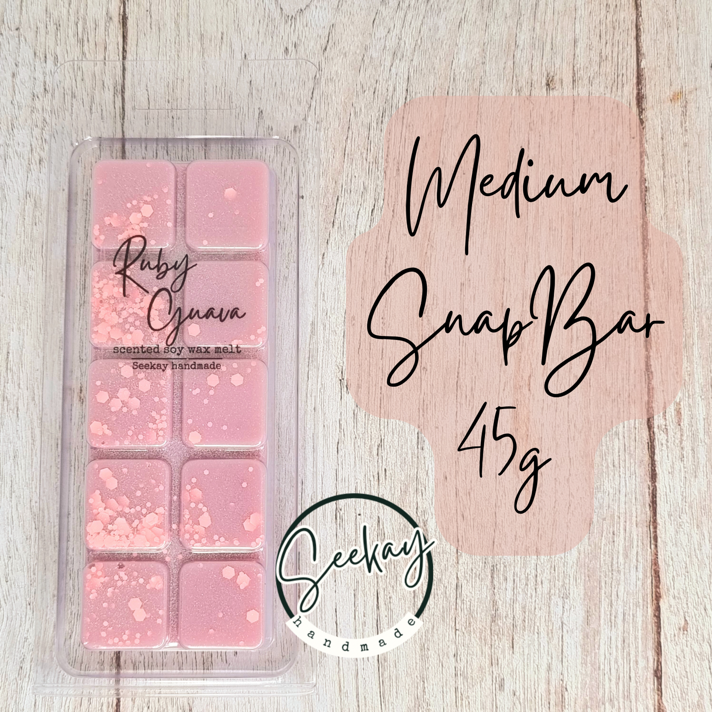 Ruby Guava scented soy wax melt