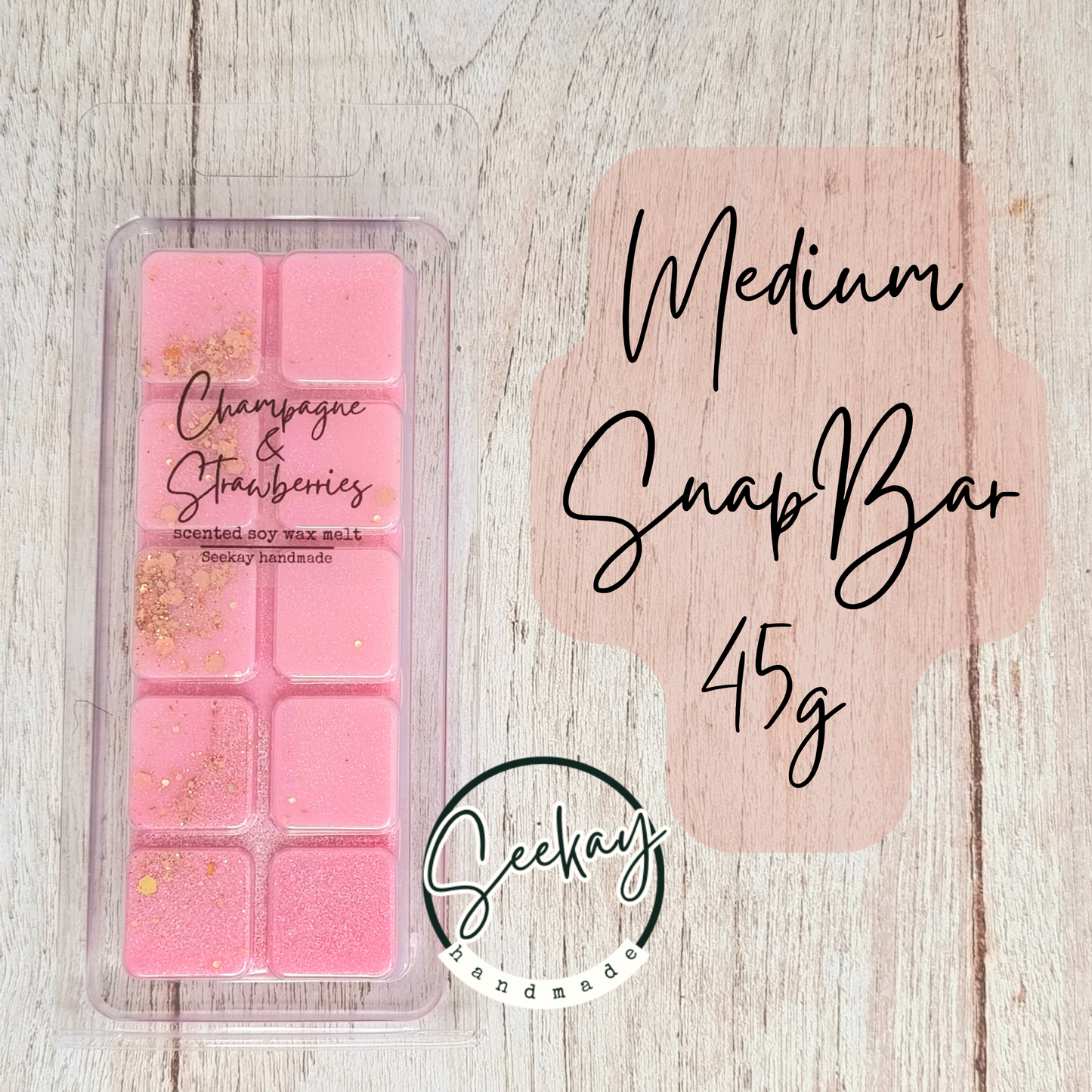 Champagne & Strawberries soy wax melt