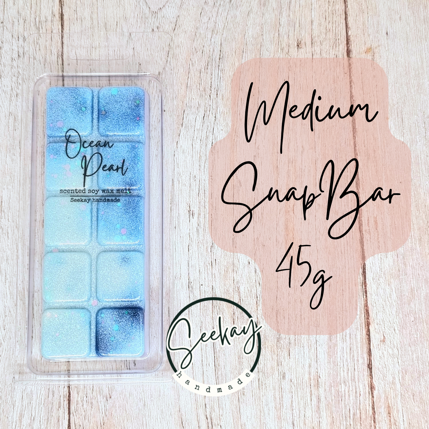 Ocean Pearl scented soy wax melt