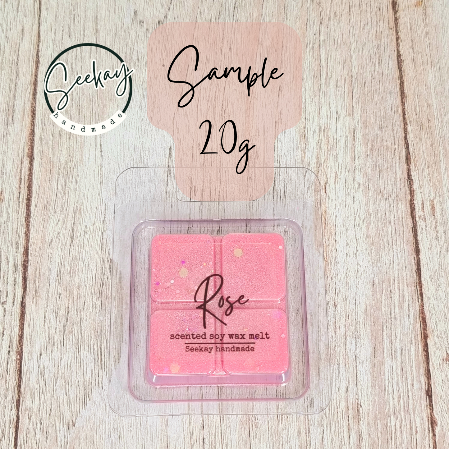 Rose scented soy wax melt