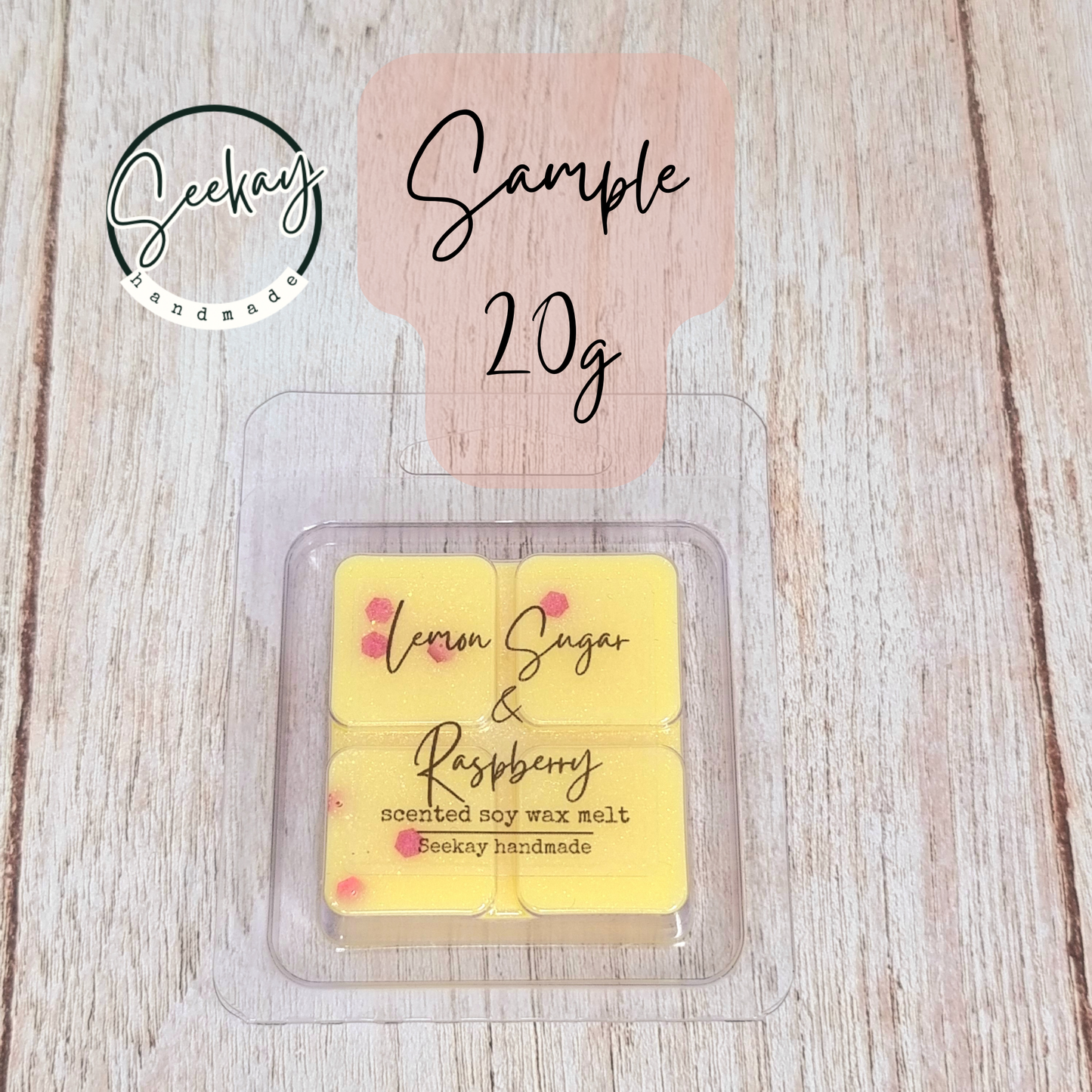 Lemon Sugar & Raspberry soy wax melt