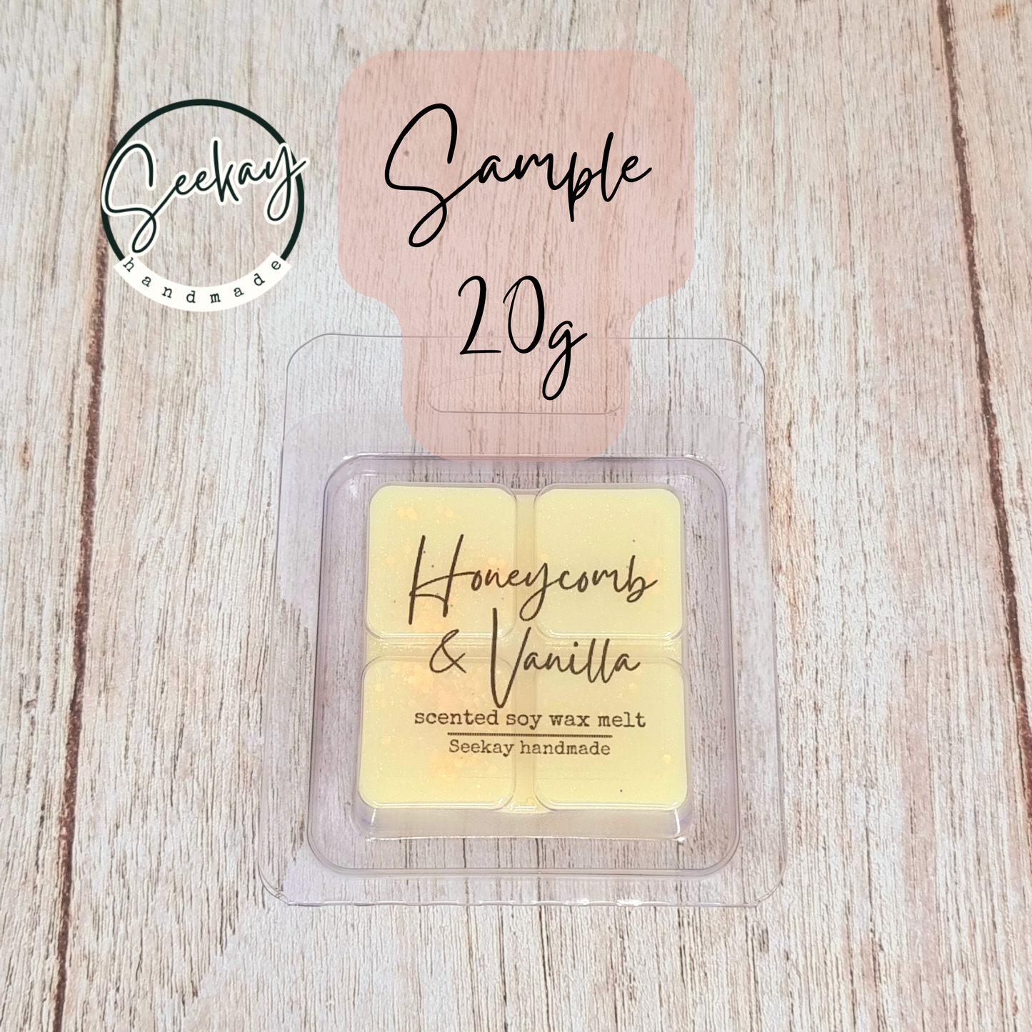 Honeycomb & Vanilla scented soy wax melt