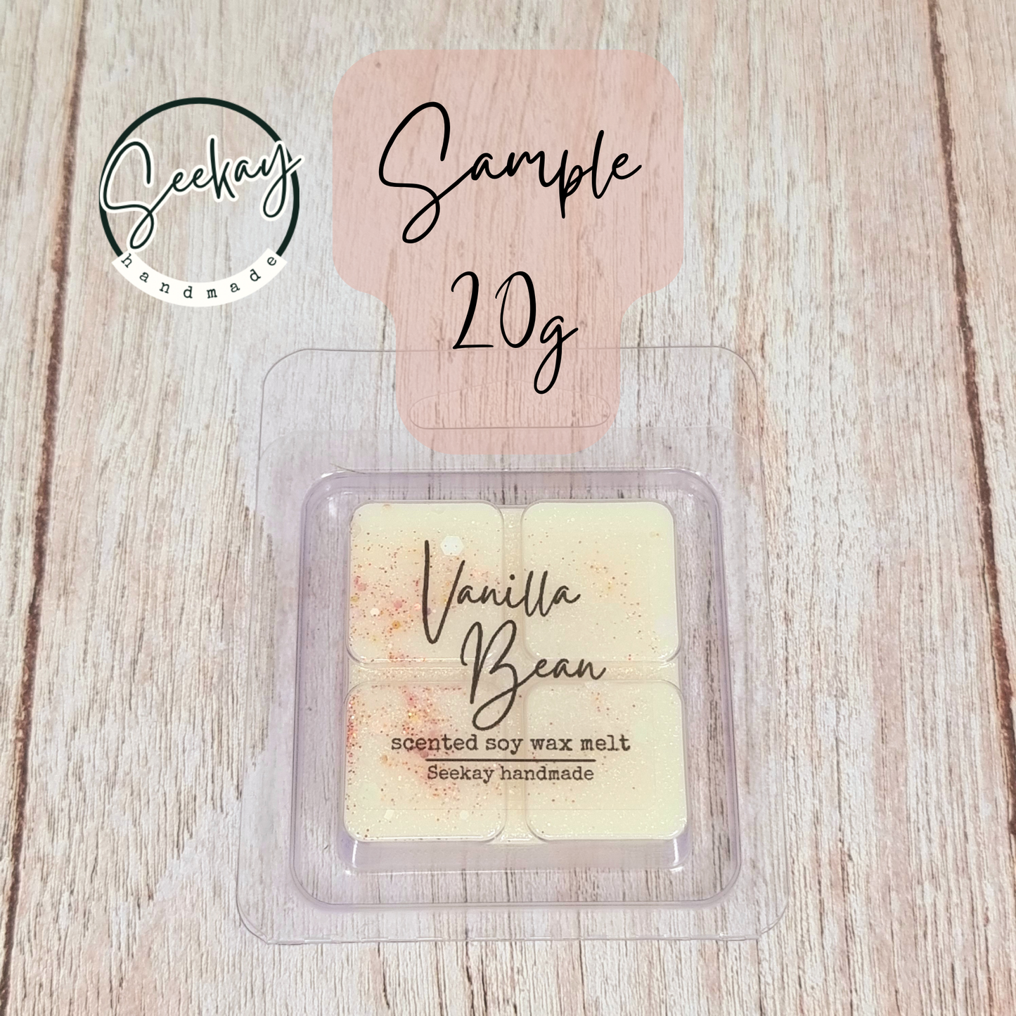 Vanilla Bean scented soy wax melt