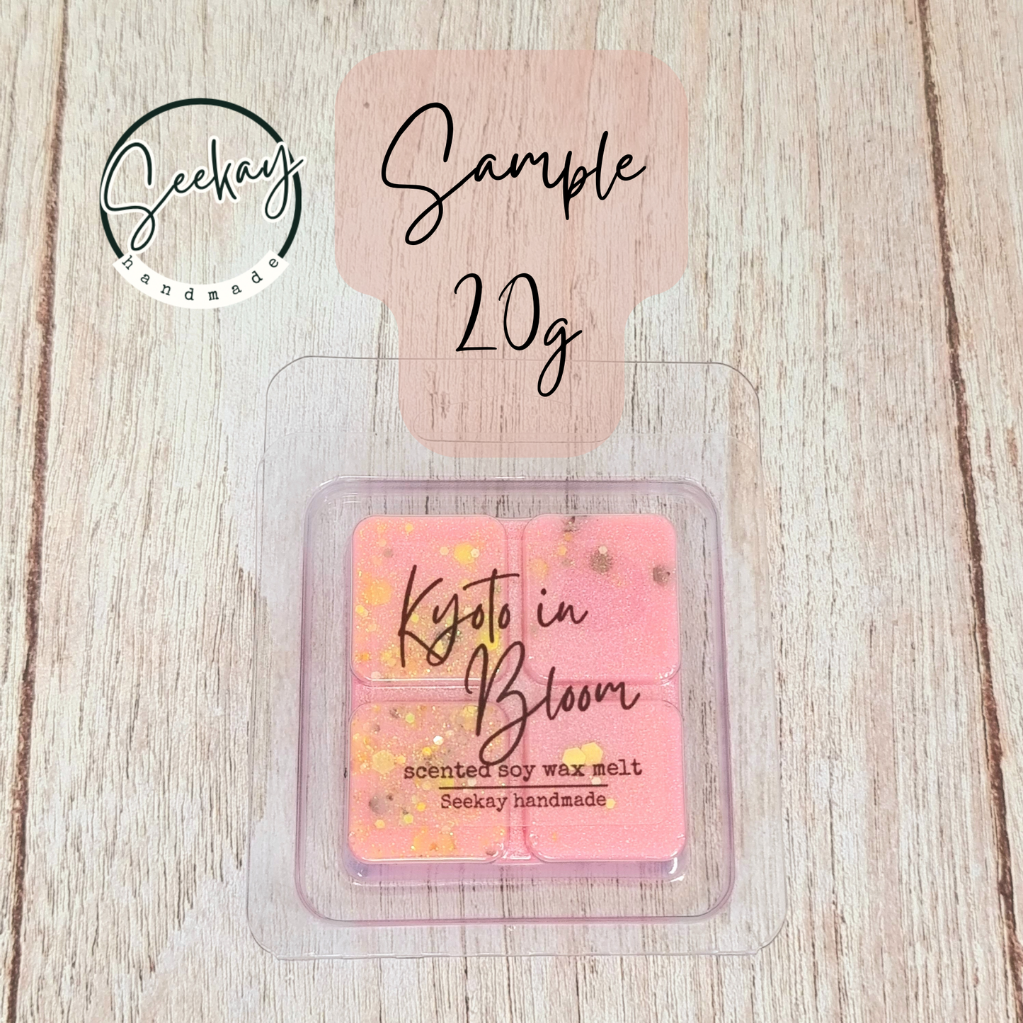 Kyoto in Bloom type scented soy wax melt