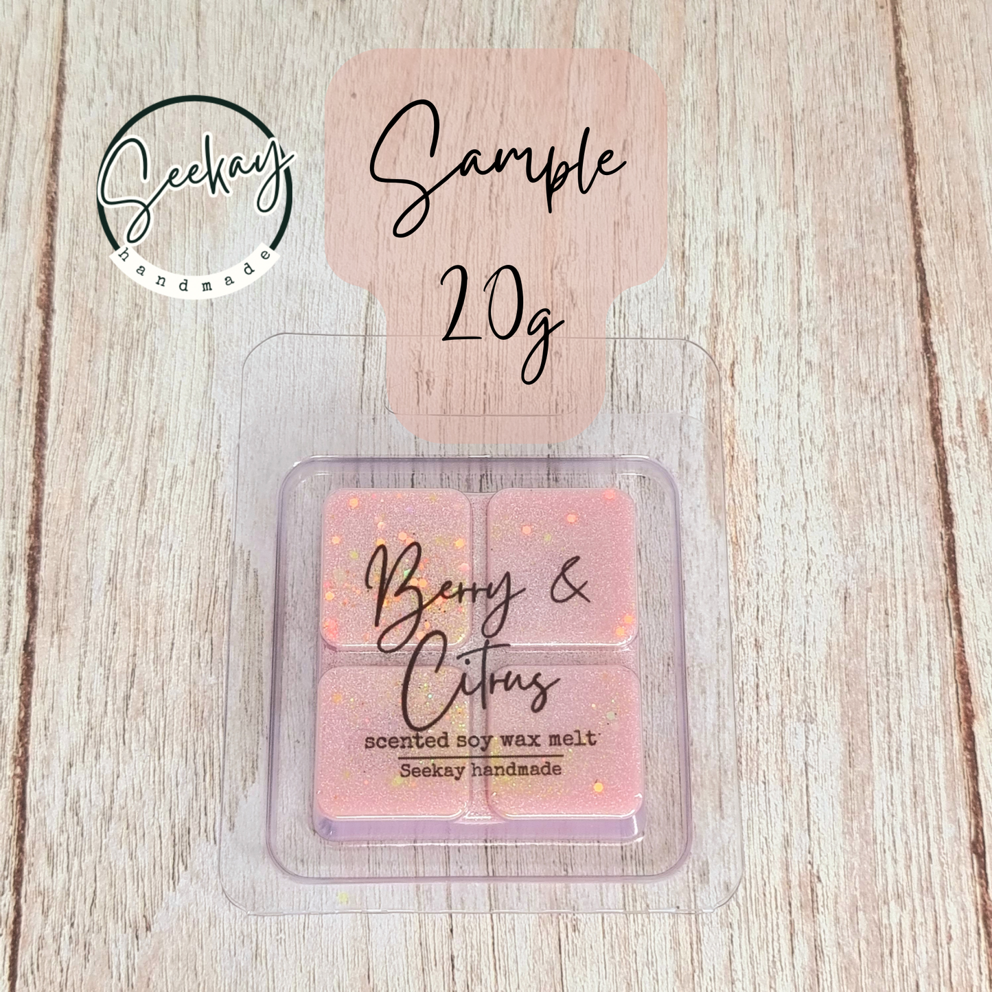 Berry & Citrus scented soy wax melt