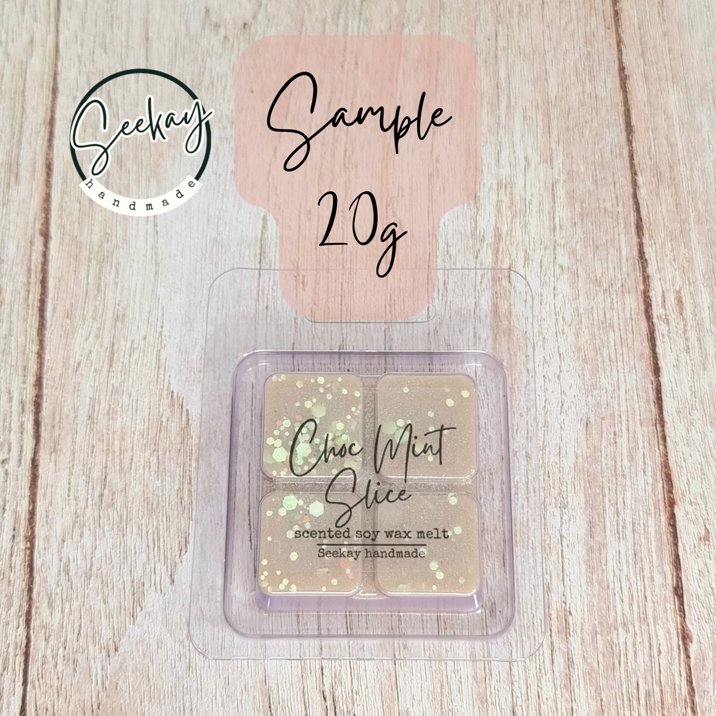 Choc Mint Slice soy wax melt