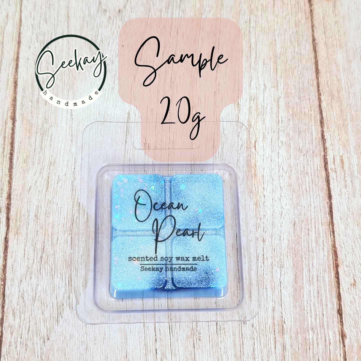 Ocean Pearl scented soy wax melt