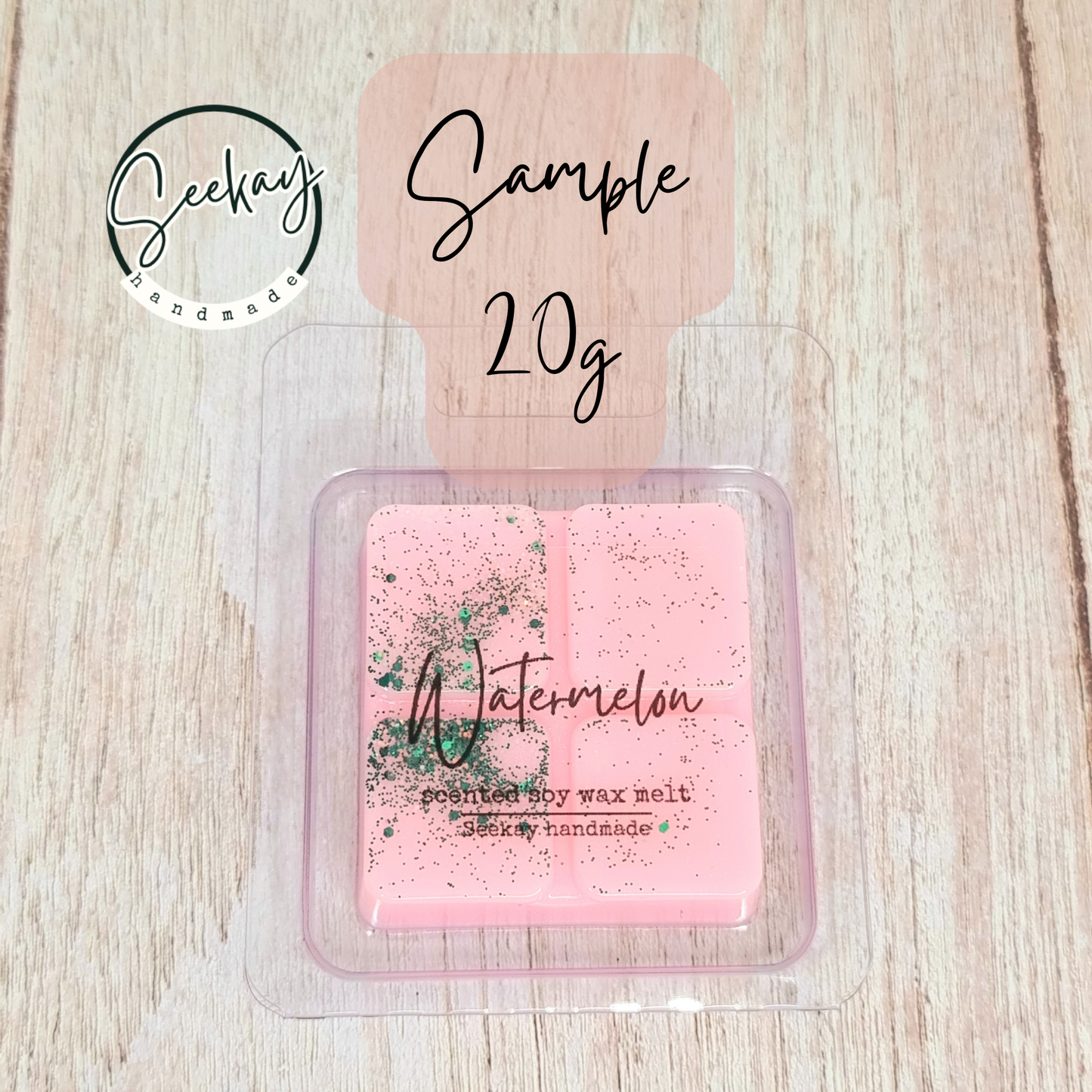 Watermelon scented soy wax melt