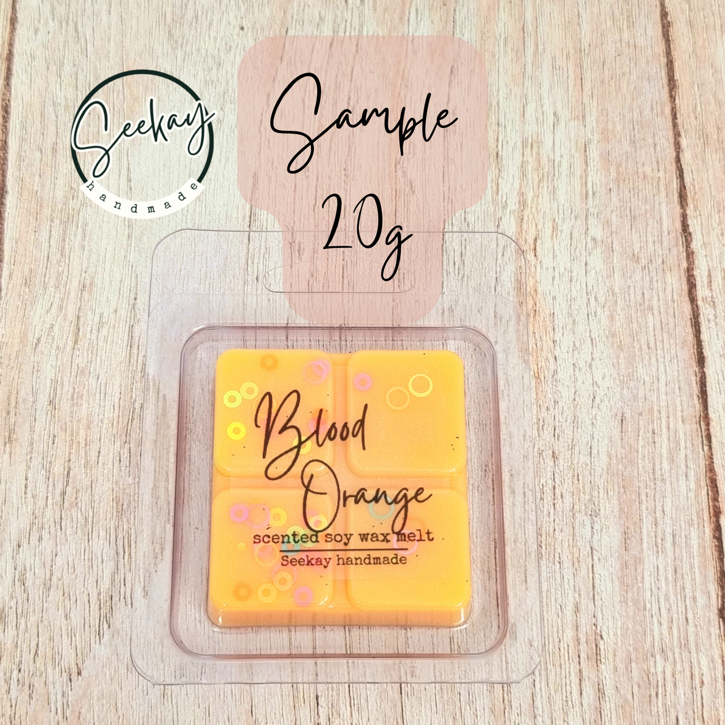 Blood Orange scented soy wax melt