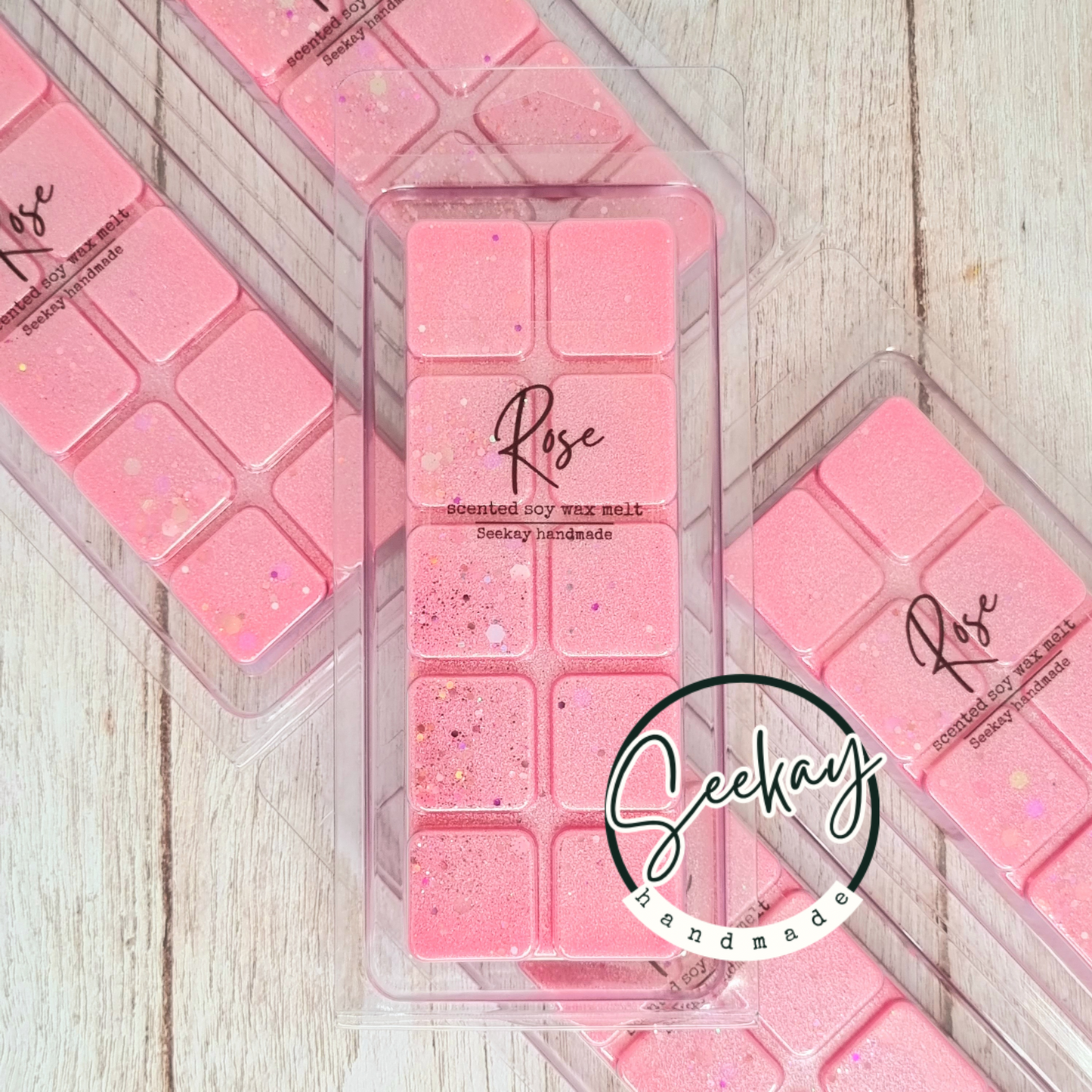 Rose scented soy wax melt