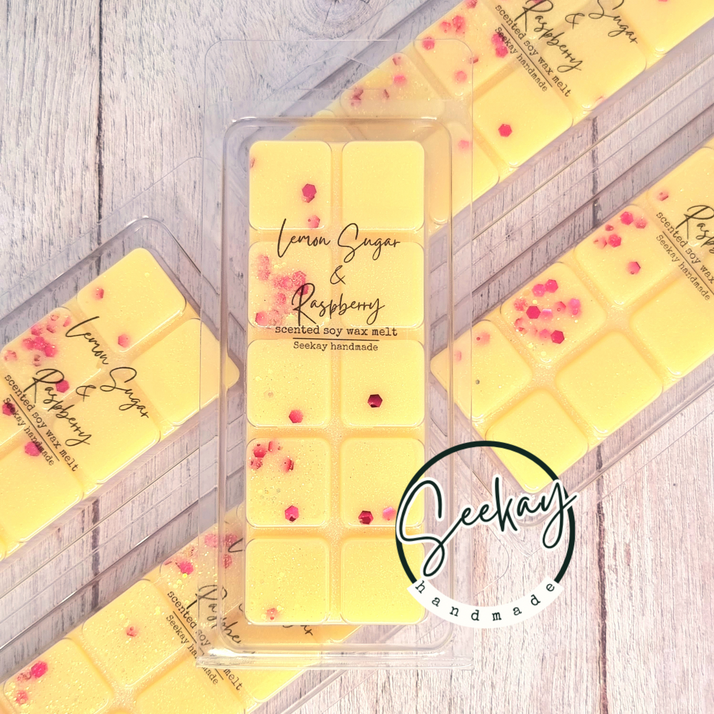 Lemon Sugar & Raspberry soy wax melt