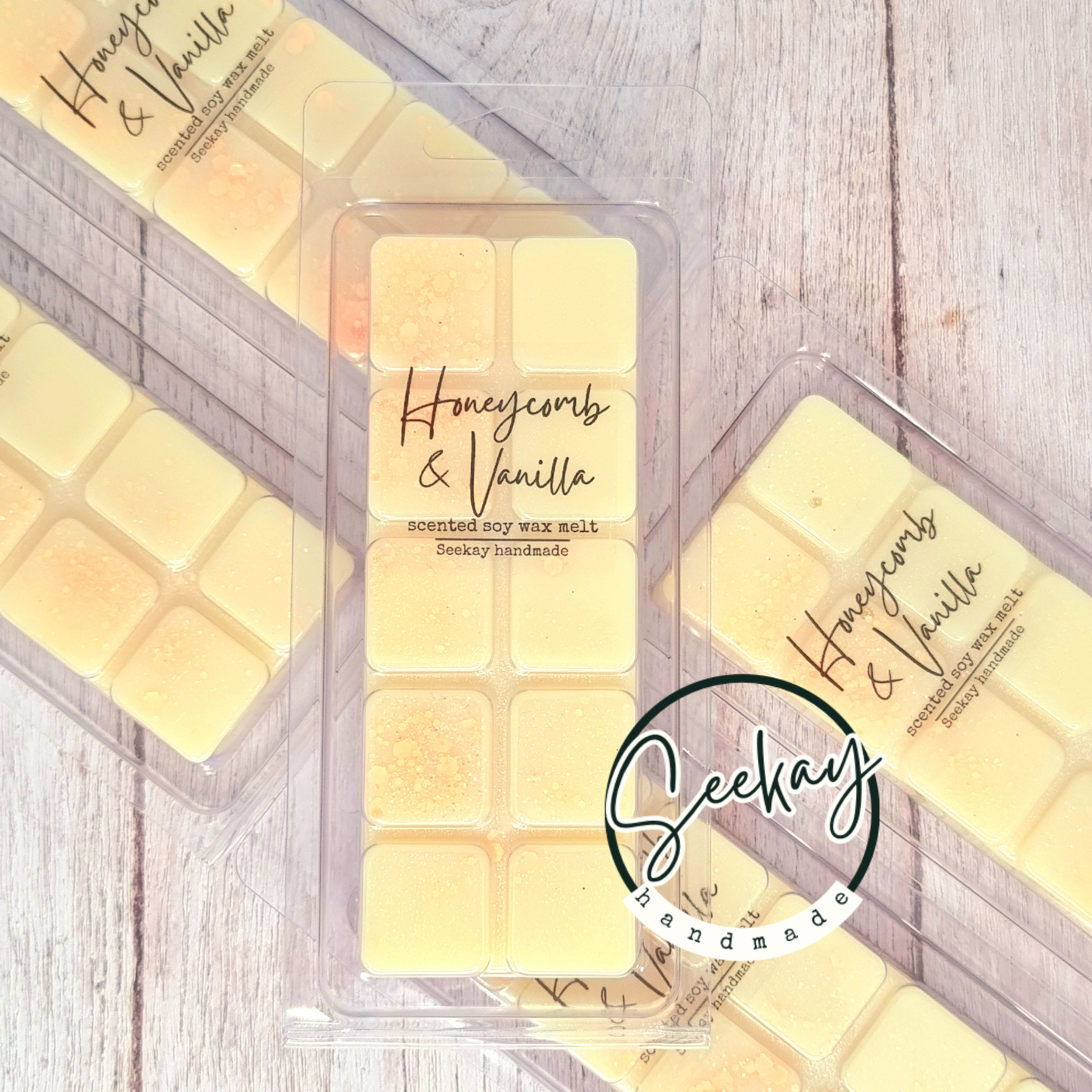 Honeycomb & Vanilla scented soy wax melt