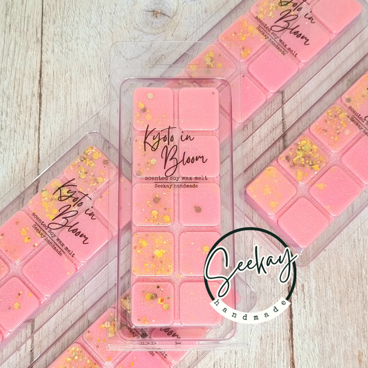 Kyoto in Bloom type scented soy wax melt