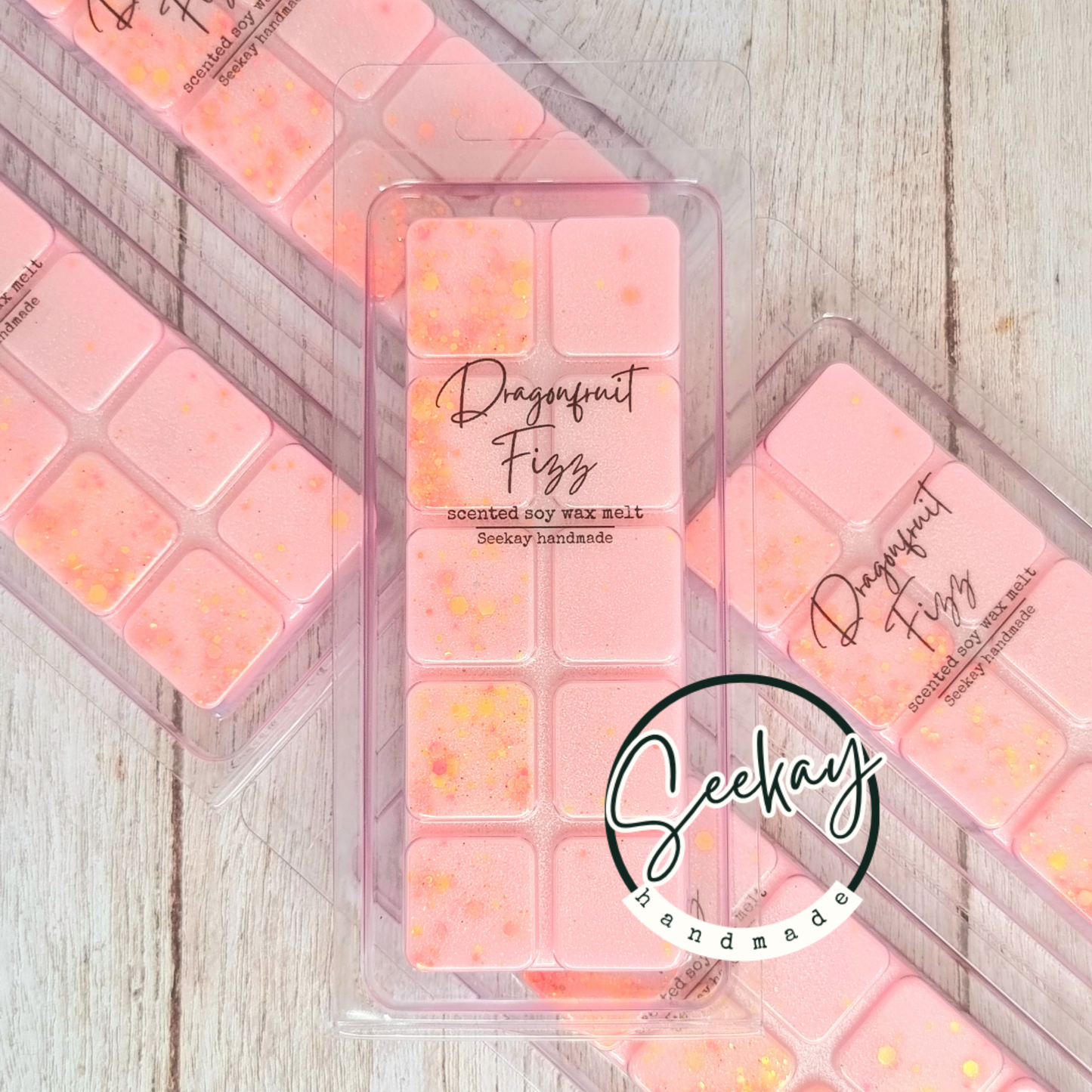 Dragonfruit Fizz scented soy wax melt