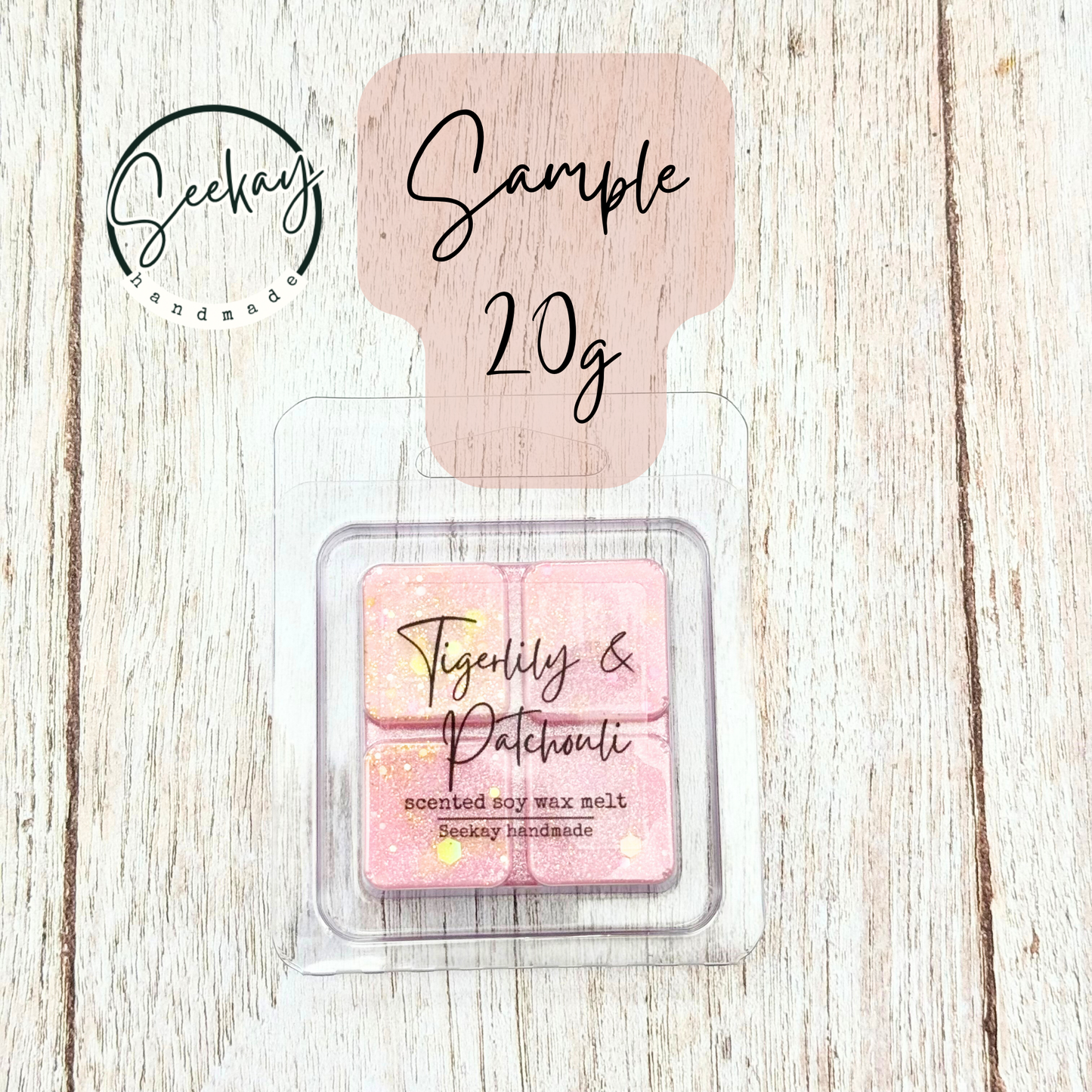 Tigerlily & Patchouli scented soy wax melt