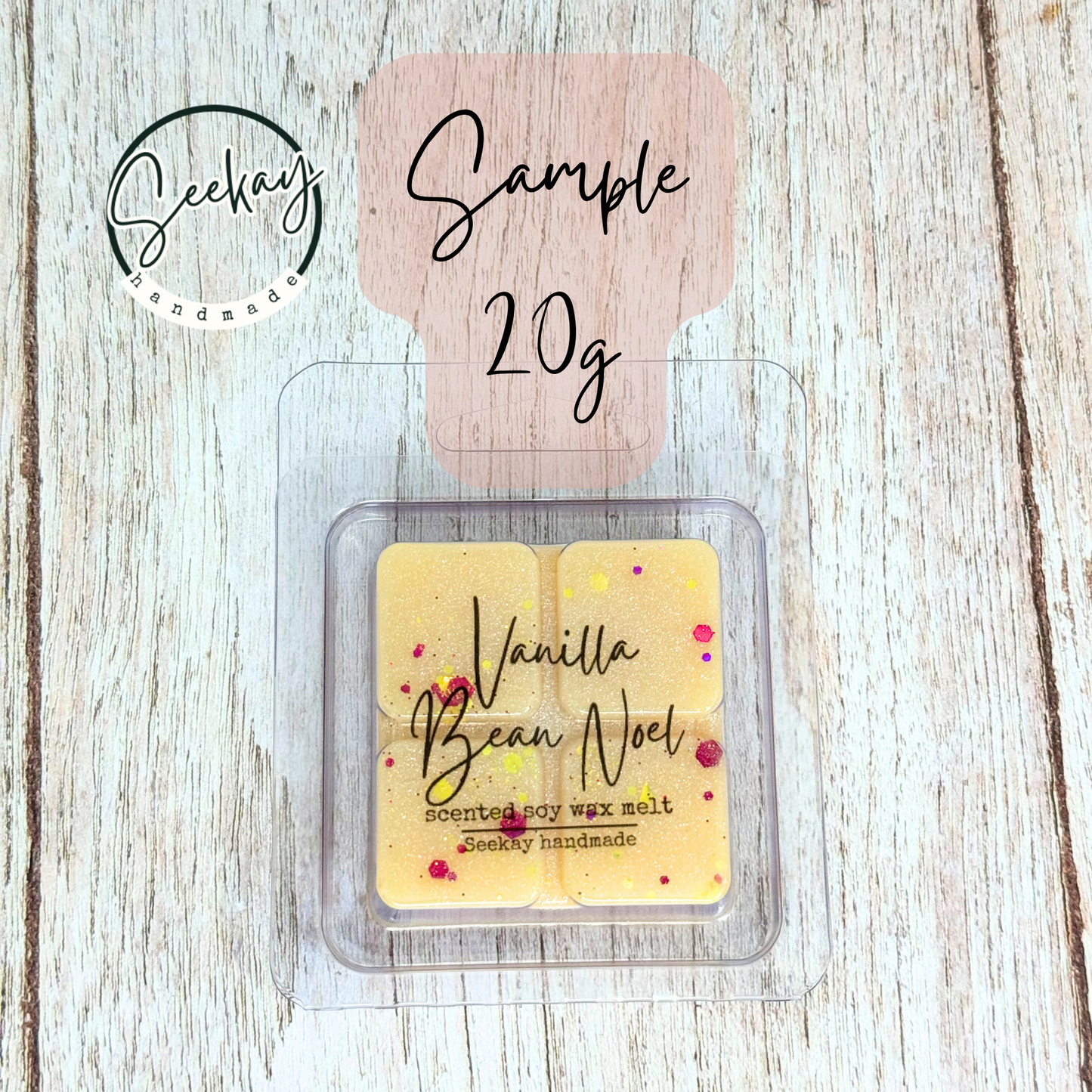 Vanilla Bean Noel scented soy wax melt